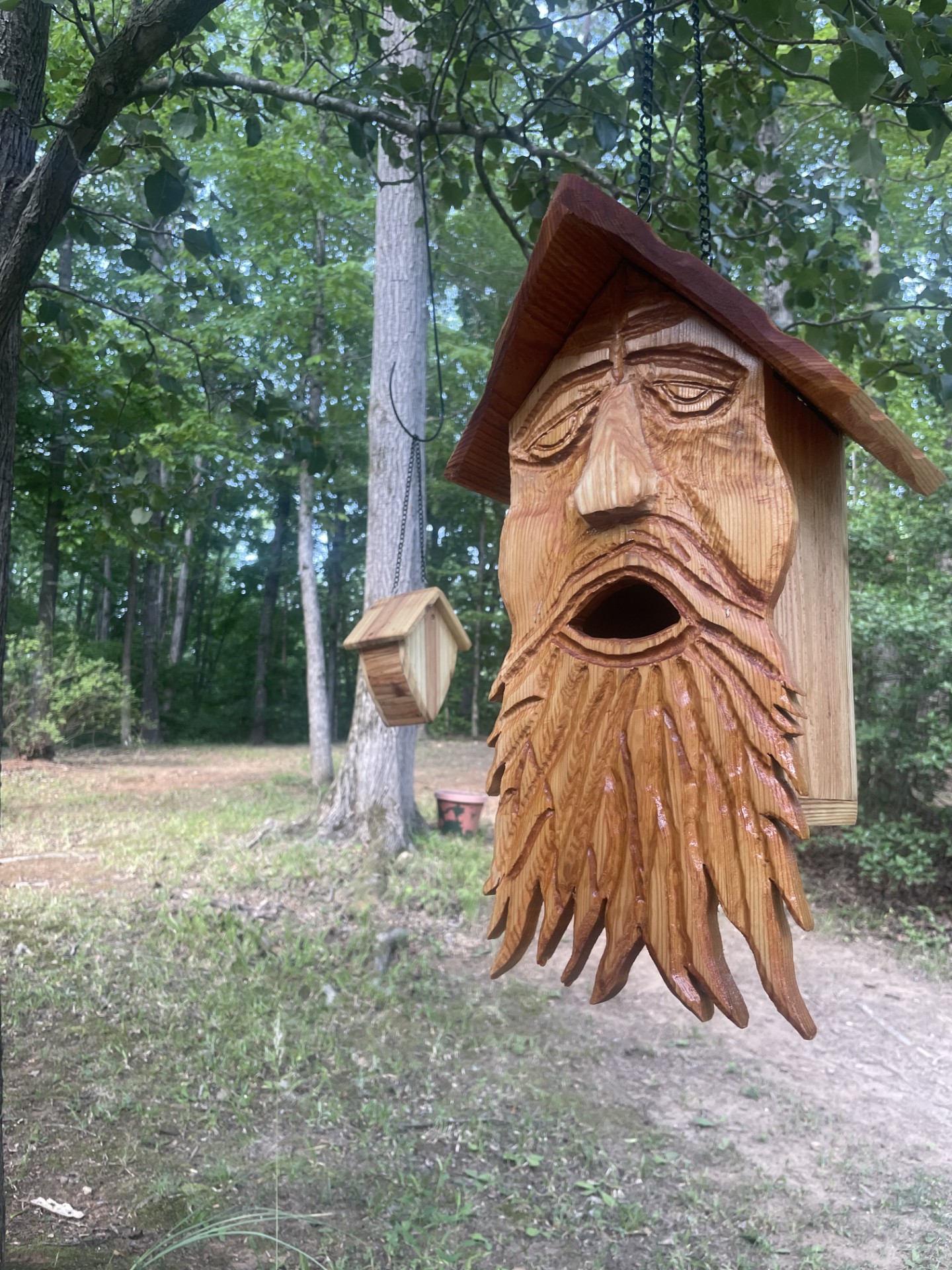 Wood Sprit Birdhouse