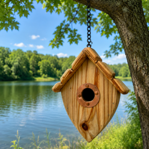 Rustic Acorn Bird home