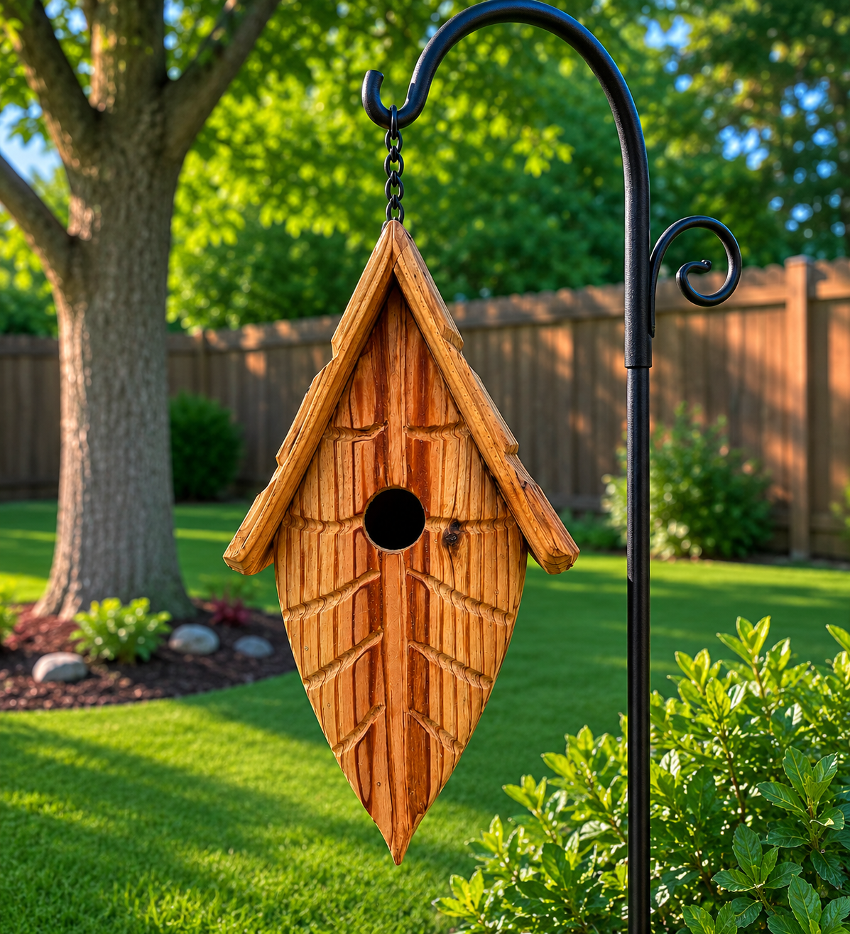 Aspen Leaf Bird Home - Image 8