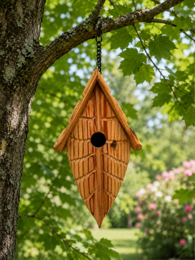 Aspen Leaf Bird Home