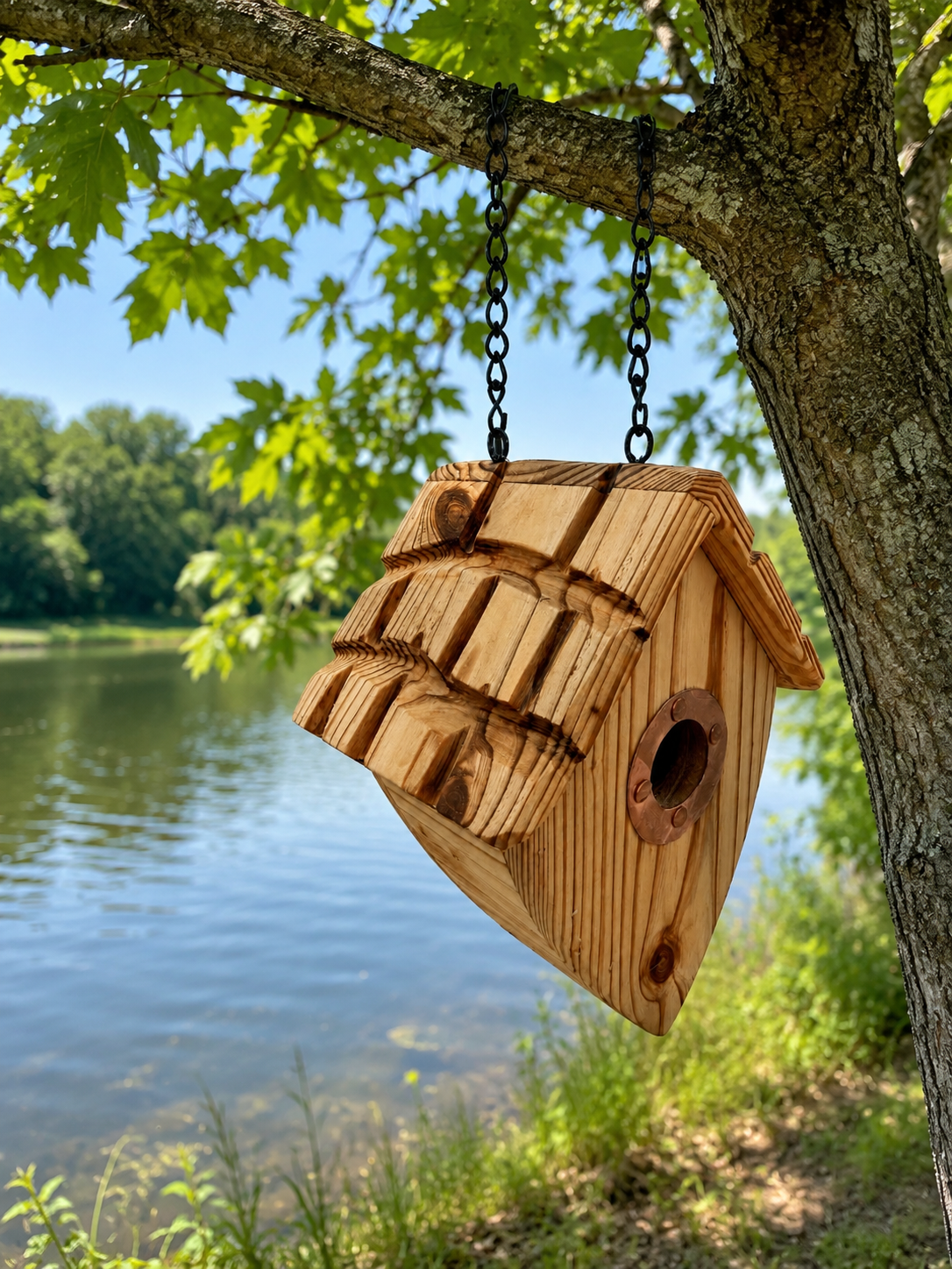 Rustic Acorn Bird home - Image 2