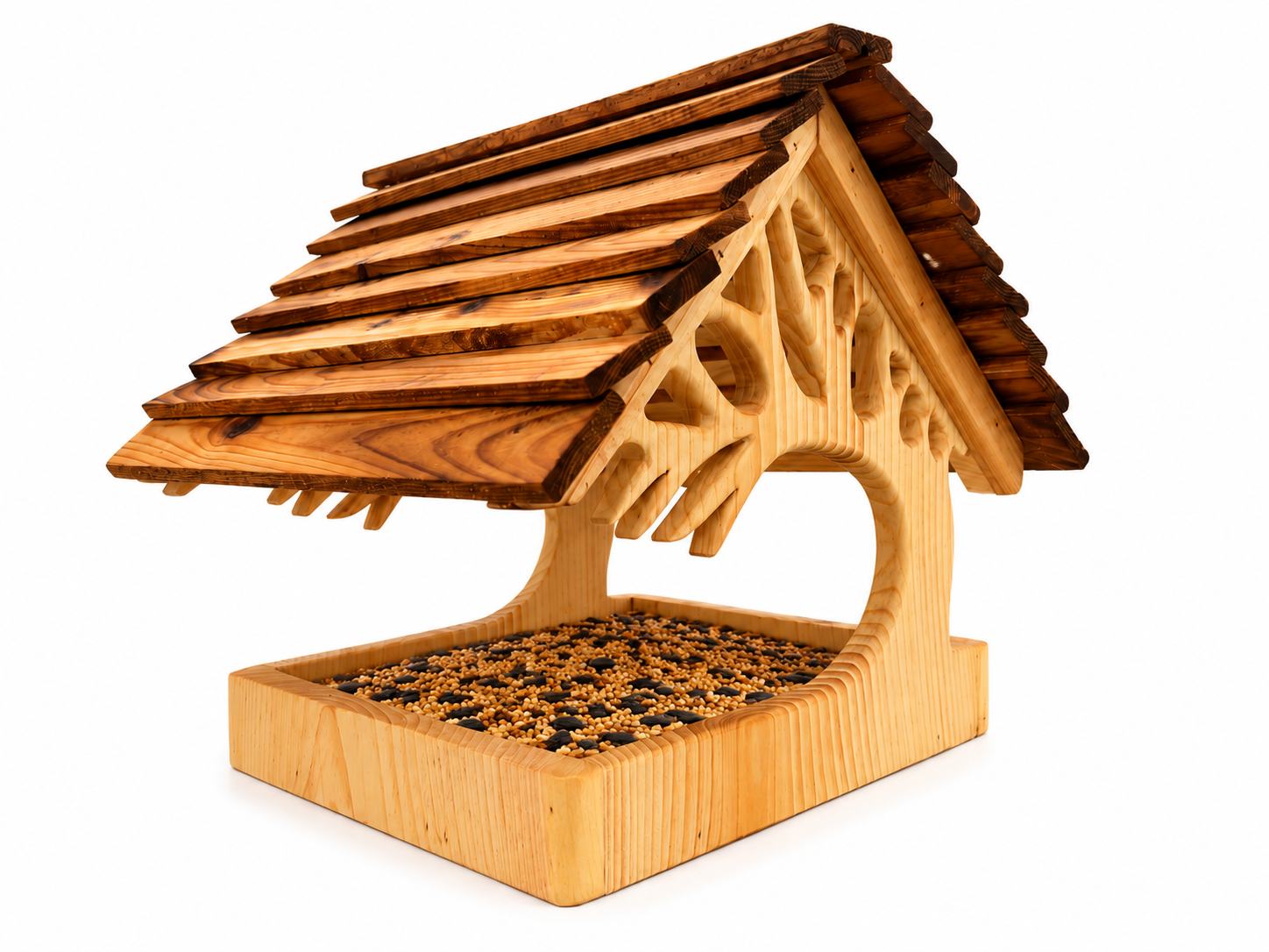 Japanese Style Handcrafted Bird Feeder - Image 8