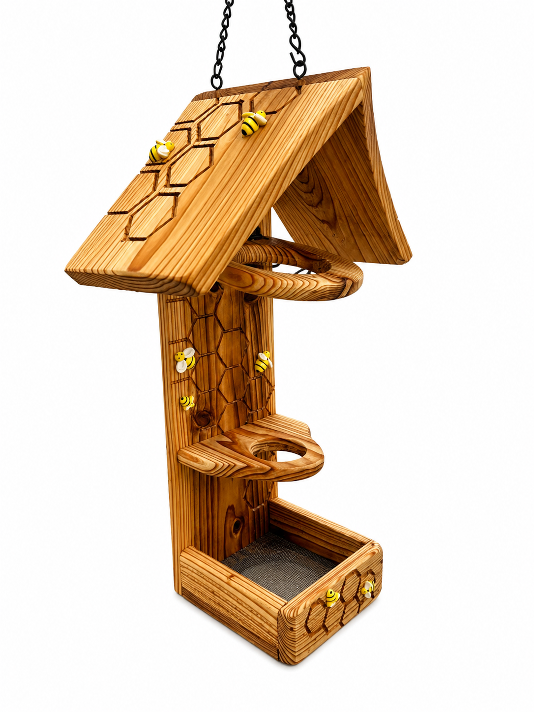 HoneyBee Wine Bottle Bird Feeder - Image 8